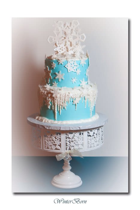 Snowflake Birthday Cake Ideas Snowflake Birthday Cake Ideas