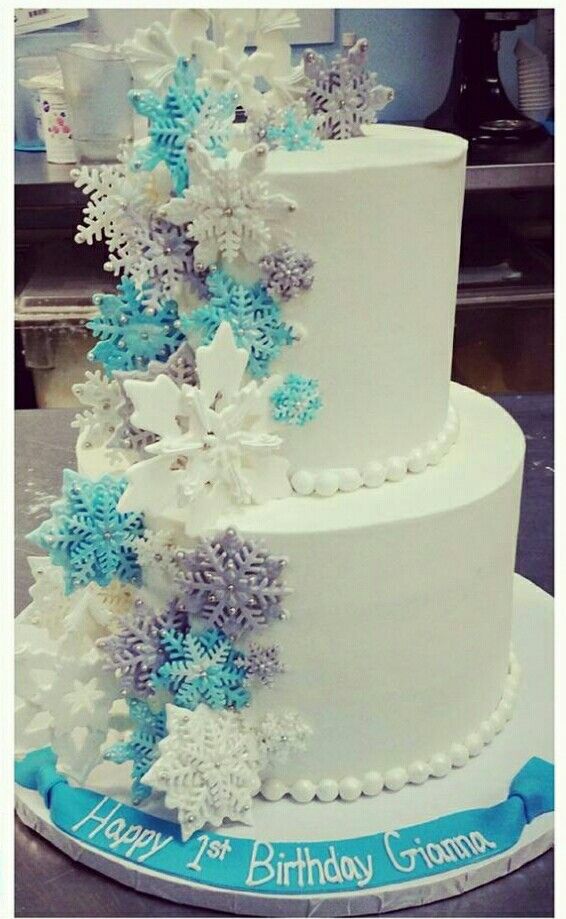 Snowflake Cake Snowflake Cake