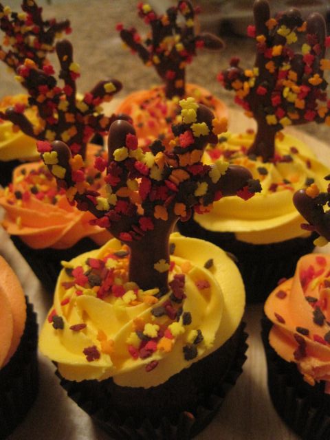 Thanksgiving Chocolate Cupcakes Thanksgiving Chocolate Cupcakes