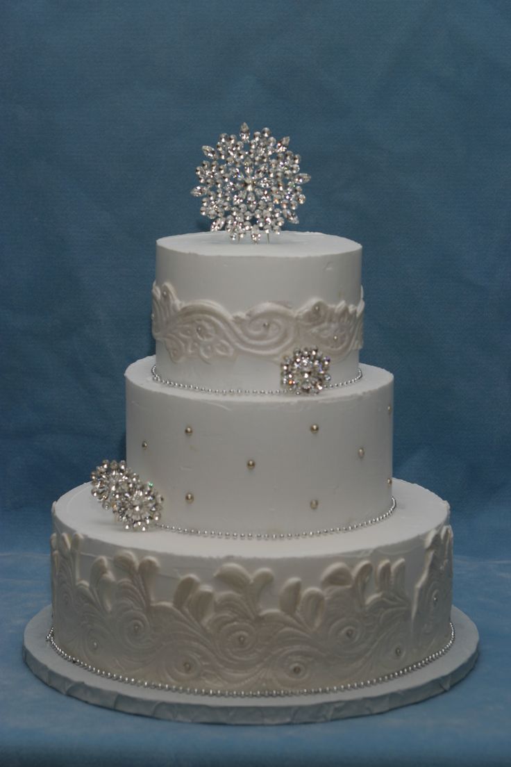 Winter Wonderland Wedding Cake Winter Wonderland Wedding Cake