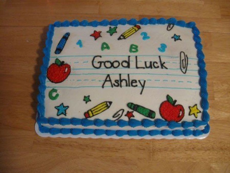 Back to School Sheet Cakes Back to School Sheet Cakes