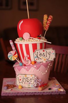 Carnival Theme Birthday Cake Carnival Theme Birthday Cake