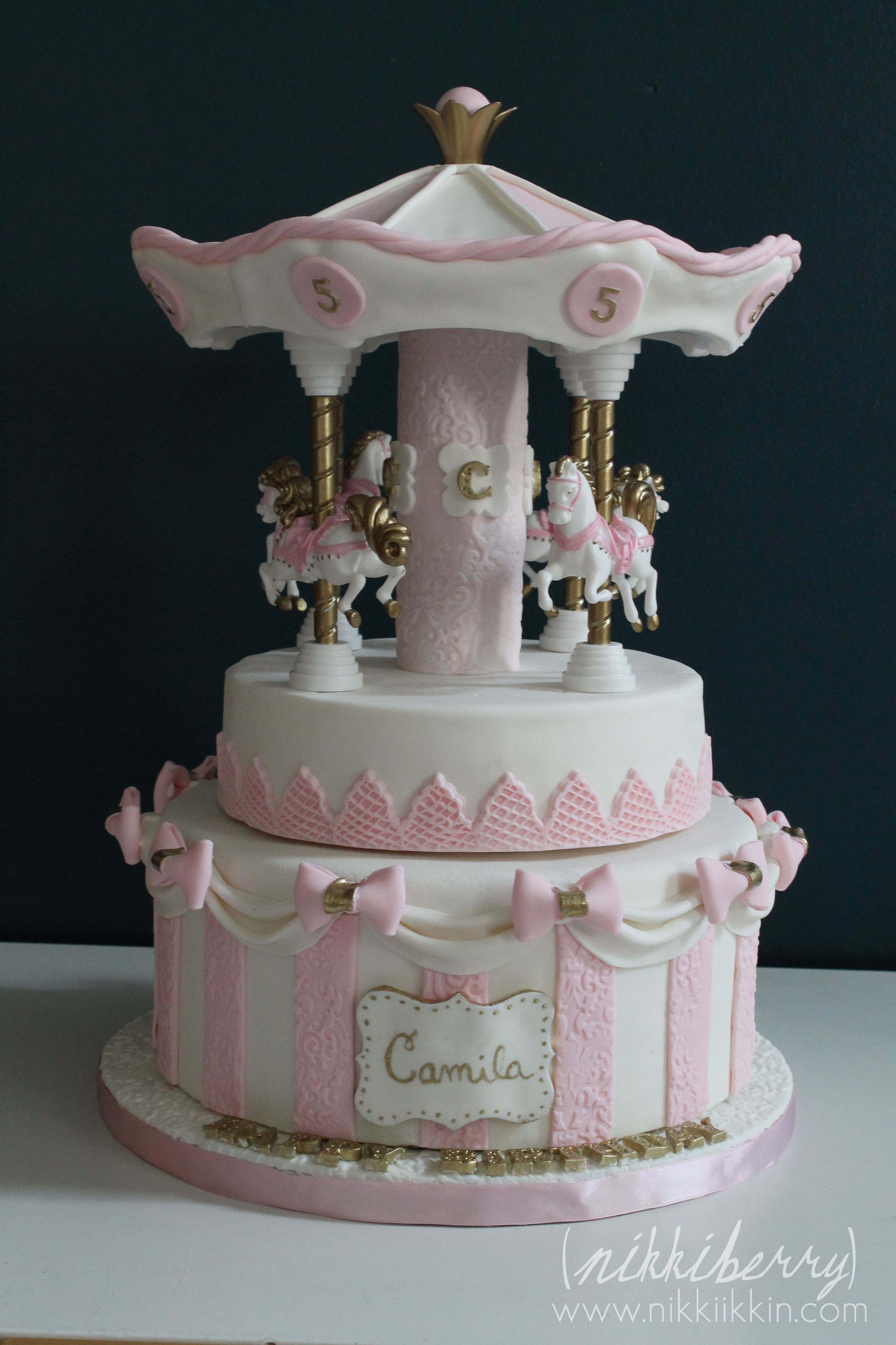 Carousel Birthday Cake