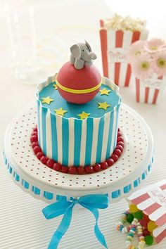 Circus Elephant Birthday Cake Circus Elephant Birthday Cake