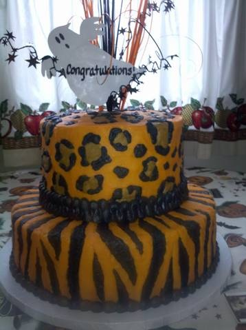Halloween Bridal Shower Cake Halloween Bridal Shower Cake