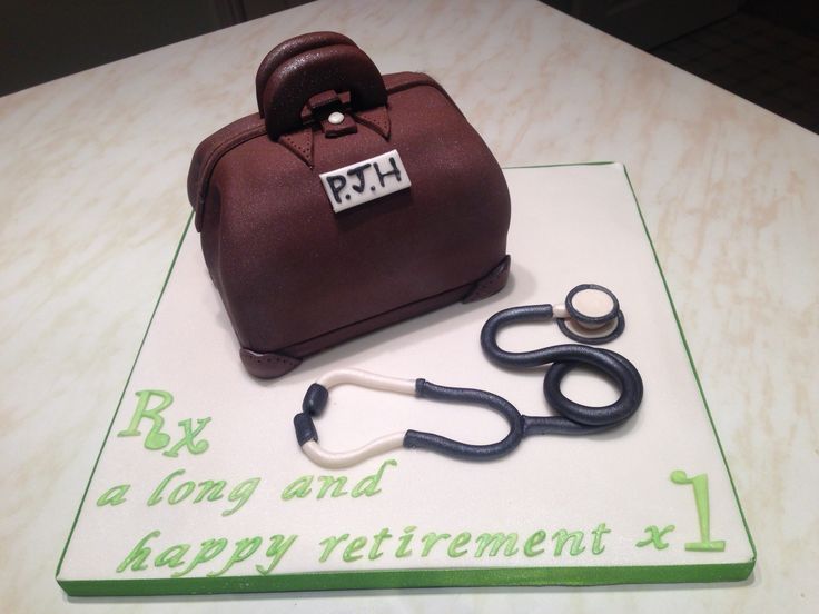 Medical Doctor Retirement Cake Medical Doctor Retirement Cake