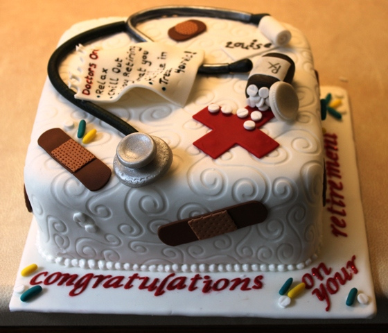 Nurse Retirement Cake Nurse Retirement Cake