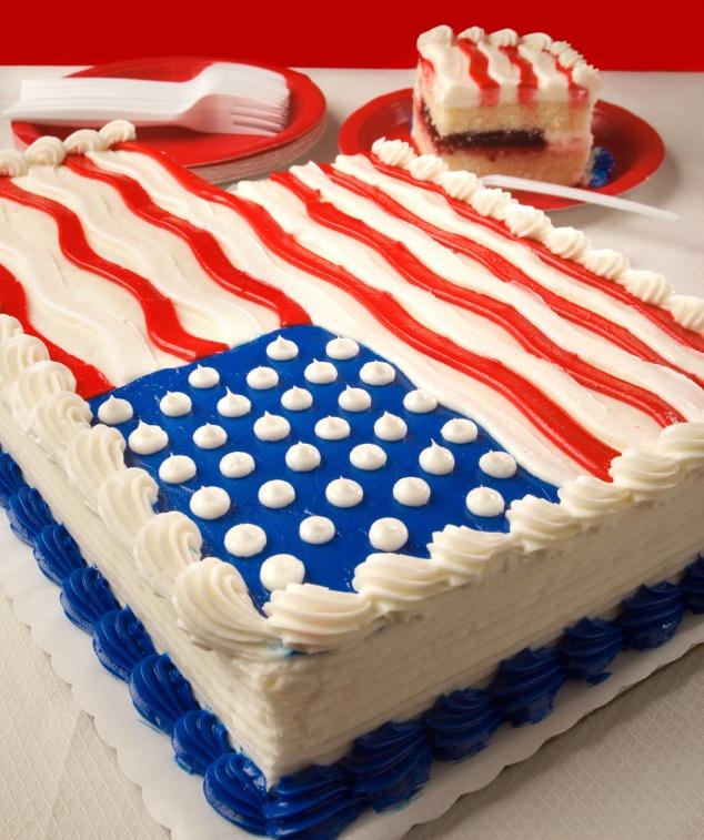 Patriotic 4th of July Cake Patriotic 4th of July Cake