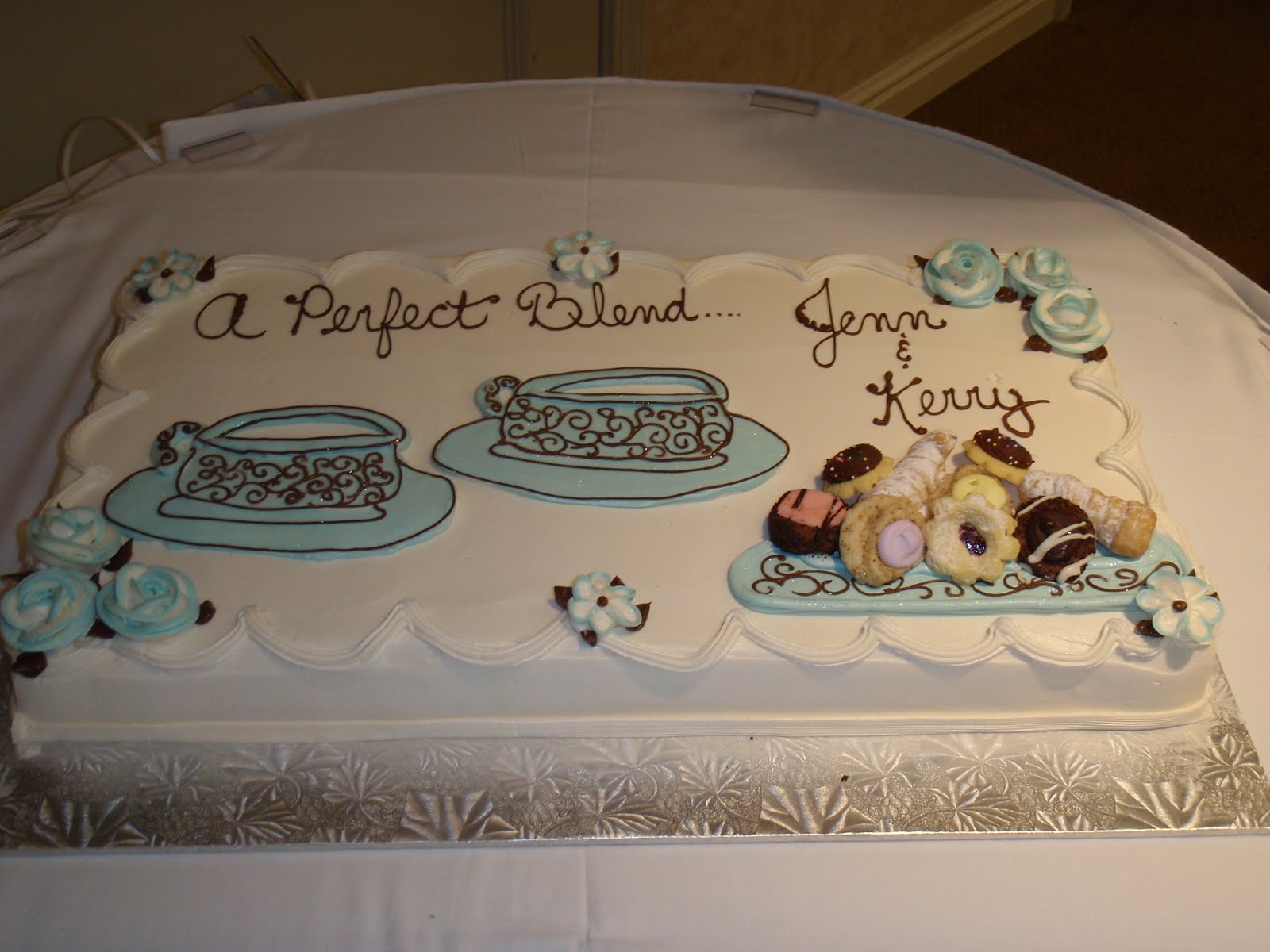 8 Photos of Coffee Themed Bridal Shower Cakes