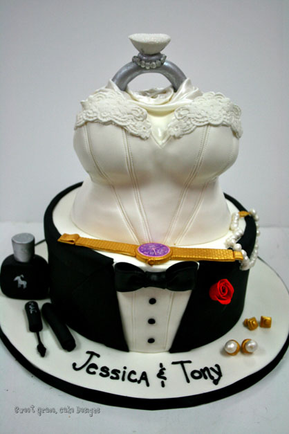 Bride and Groom Bridal Shower Cakes Bride and Groom Bridal Shower Cakes