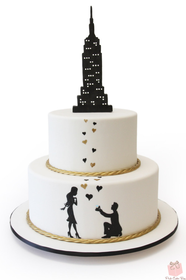 Empire State Building Wedding Cake Empire State Building Wedding Cake