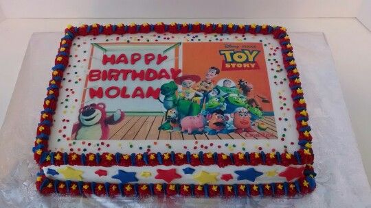 Toy Story Sheet Cake