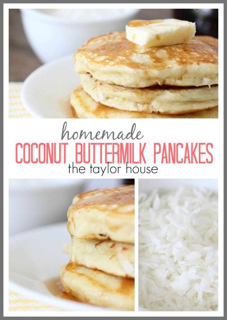 Coconut Buttermilk Pancakes Coconut Buttermilk Pancakes
