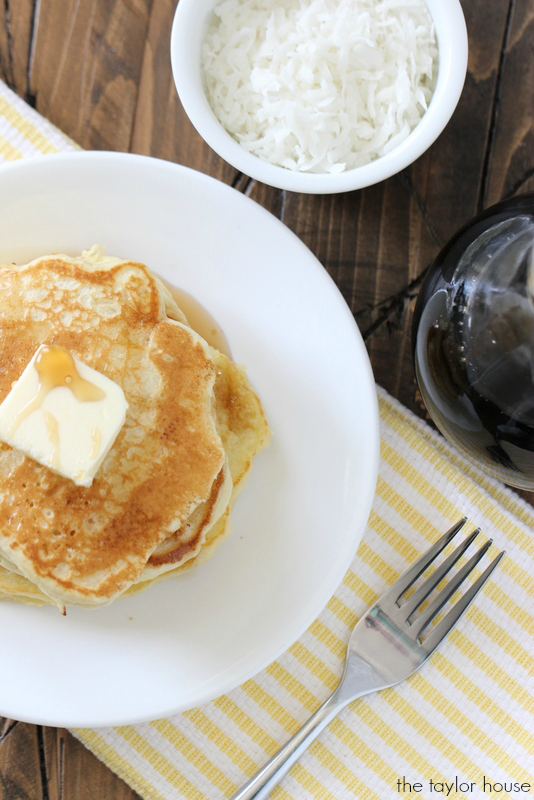 Coconut Buttermilk Pancakes Coconut Buttermilk Pancakes