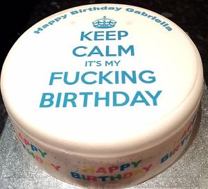 Funny Rude Birthday Cake