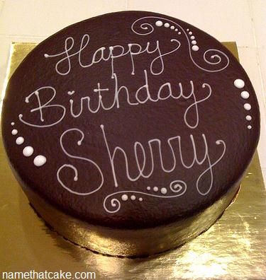 Happy Birthday Sherry Cake