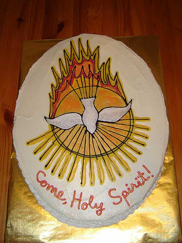Holy Spirit Confirmation Cake