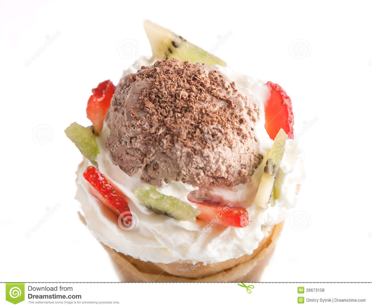 Pancakes and Ice Cream Cone Pancakes and Ice Cream Cone