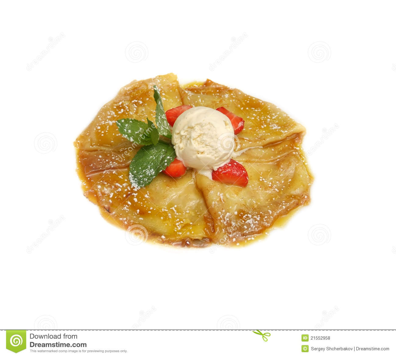 Pancakes with Ice Cream Pancakes with Ice Cream