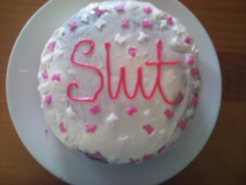 Rude Birthday Cake
