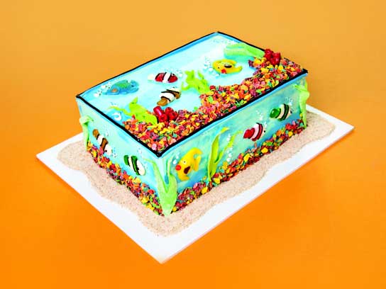 11 Photos of Sea Sheet Cakes Ideas