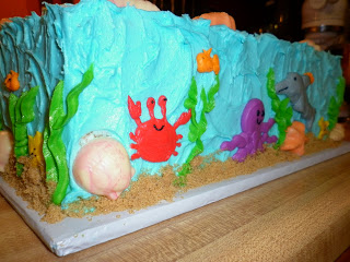 Under the Sea Birthday Sheet Cake