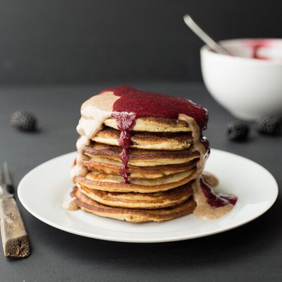 Almond Butter with Coconut Flour Pancakes Almond Butter with Coconut Flour Pancakes