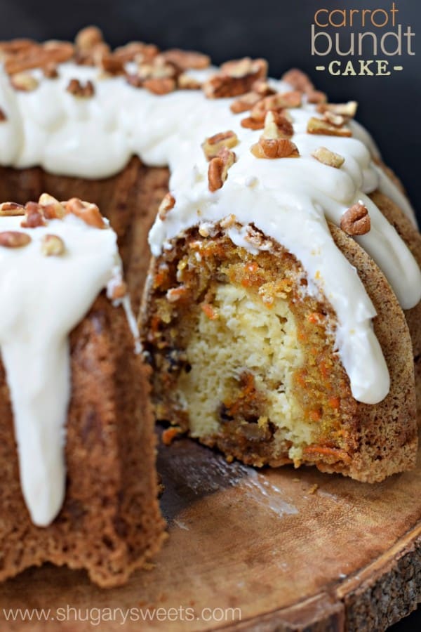 Carrot Bundt Cake with Cream Cheese Filling Carrot Bundt Cake with Cream Cheese Filling