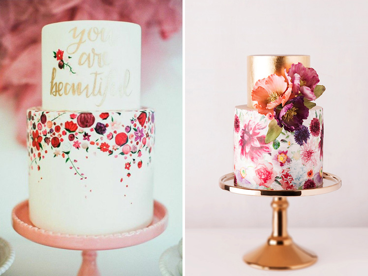 10 Hand Painted Wilton Cakes Photo Christmas Cake Hand Painted Wedding Cake