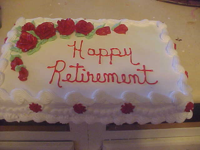 Happy Retirement Sheet Cake Happy Retirement Sheet Cake
