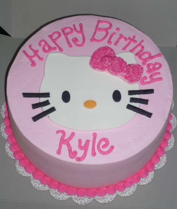 11 Easy Hello Kitty Cakes Photo Simple Hello Kitty Cake Simple