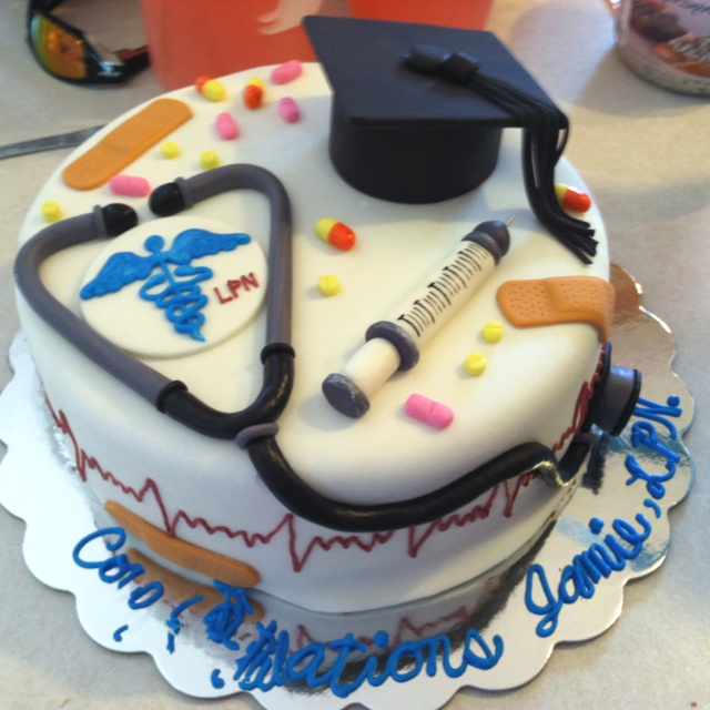 Nursing Graduation Cake Ideas Nursing Graduation Cake Ideas