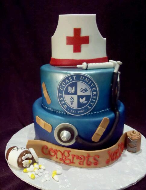 Nursing School Graduation Cake Nursing School Graduation Cake
