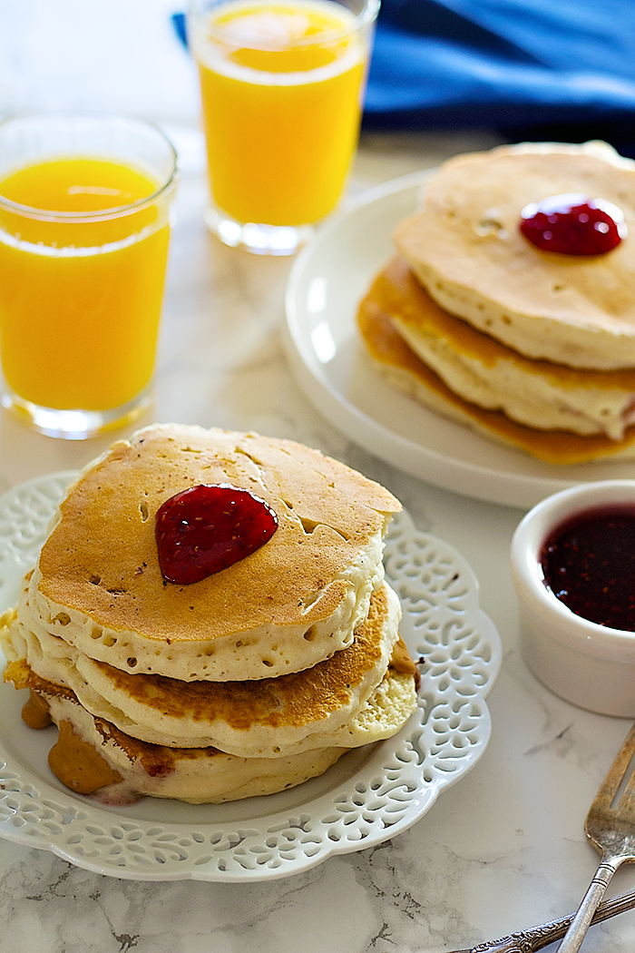 Peanut Butter and Jelly Pancakes Peanut Butter and Jelly Pancakes
