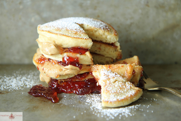 Peanut Butter and Jelly Pancakes Peanut Butter and Jelly Pancakes