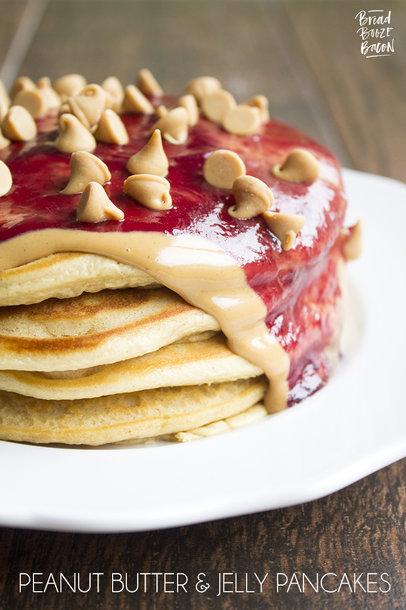 Peanut Butter & Jelly Pancakes Peanut Butter & Jelly Pancakes