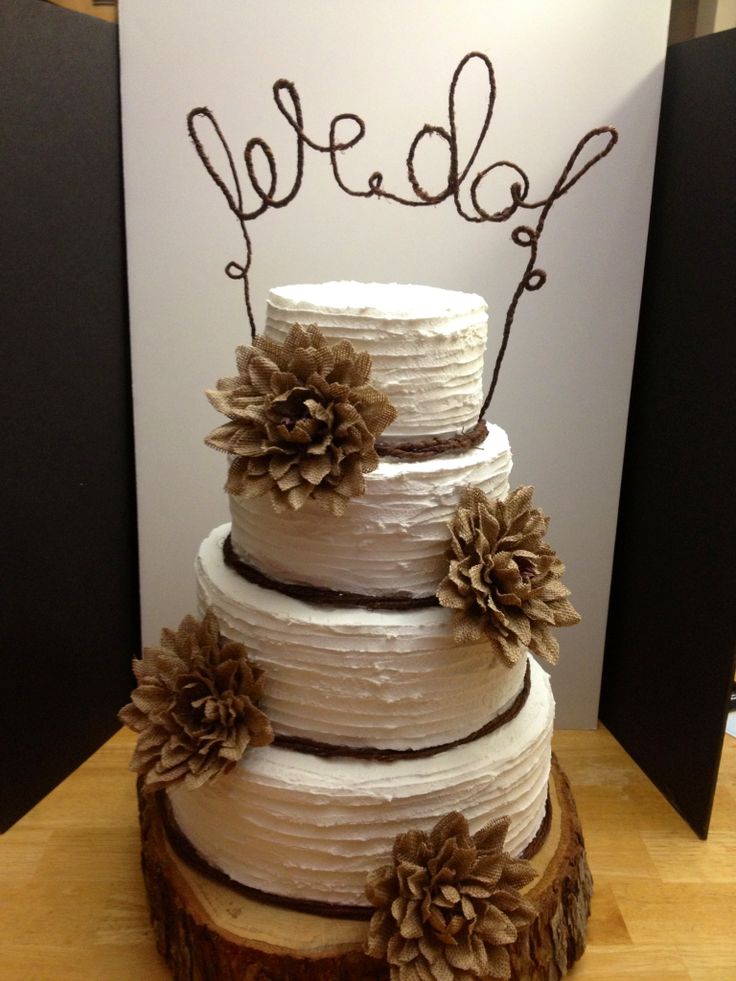 Rustic Wedding Cake Rustic Wedding Cake