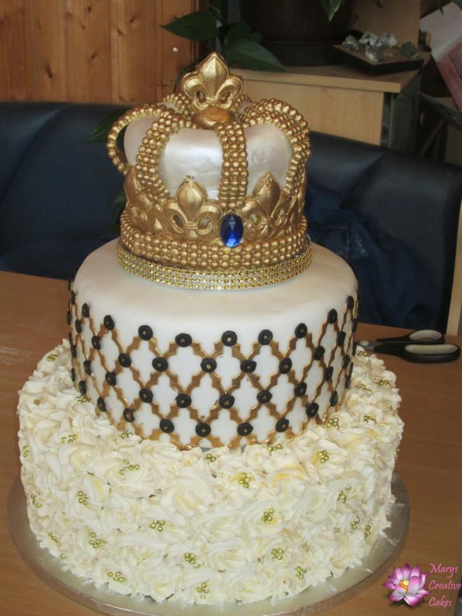 Birthday Cake with Crown Birthday Cake with Crown