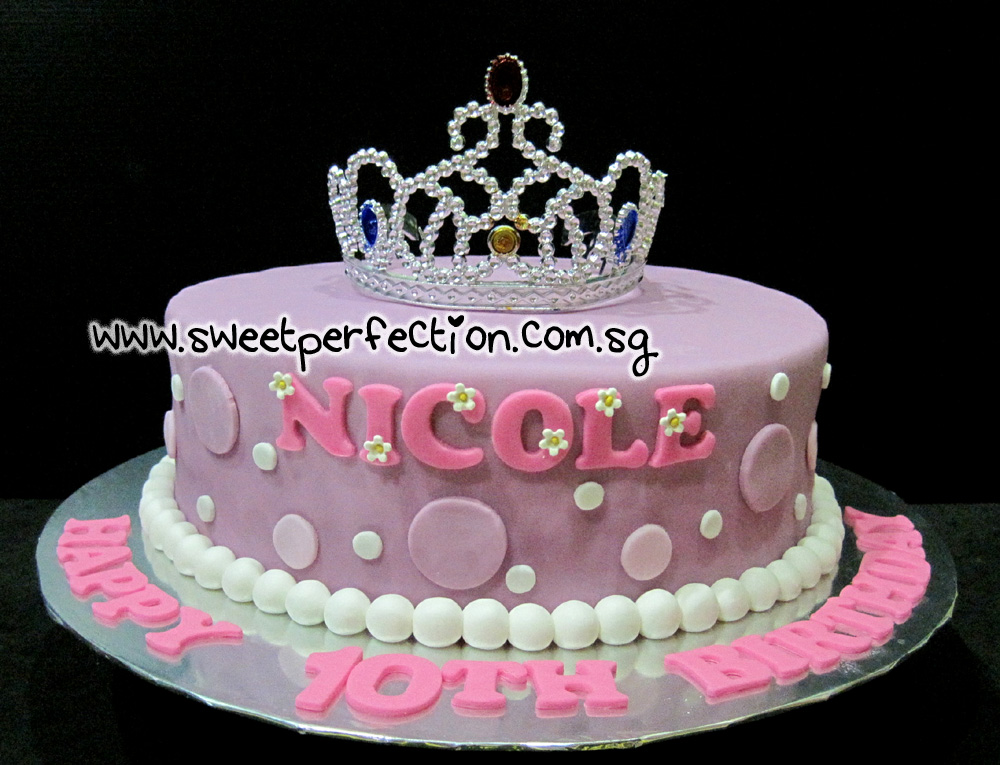 Birthday Girl Tiara Cake Birthday Girl Tiara Cake