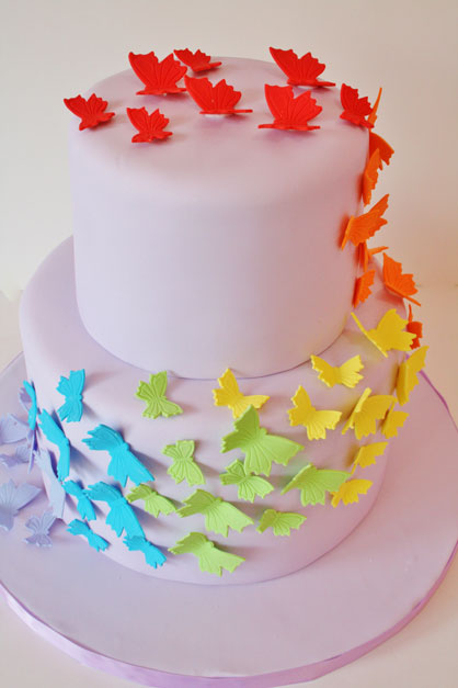 Butterfly Birthday Cake Idea Butterfly Birthday Cake Idea