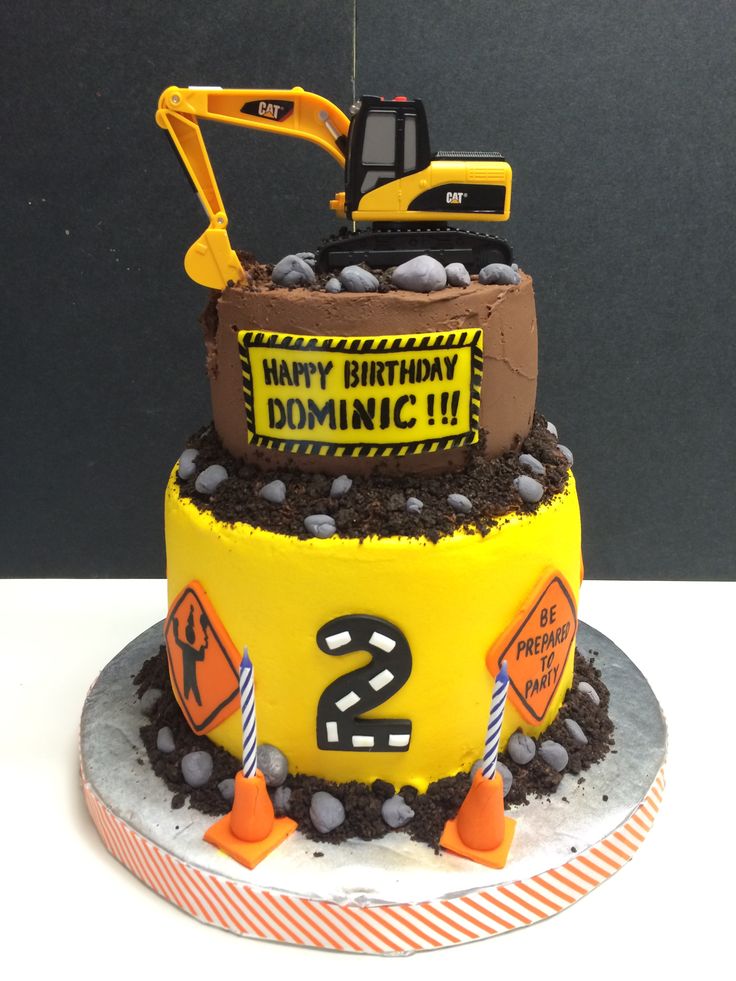 Construction Themed Cake Construction Themed Cake