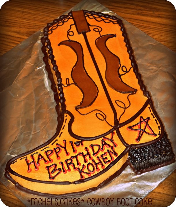Cowboy Boot Birthday Cake Cowboy Boot Birthday Cake