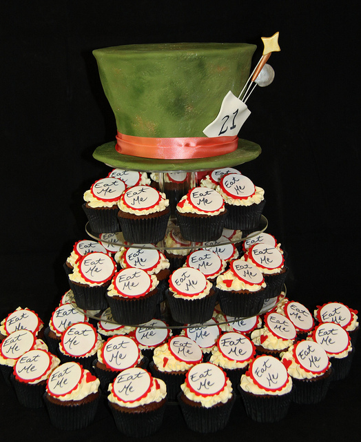 Disney Mad Hatter Cupcake Tower Disney Mad Hatter Cupcake Tower