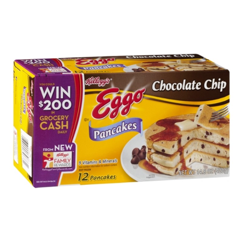 Eggo Chocolate Chip Pancakes Eggo Chocolate Chip Pancakes
