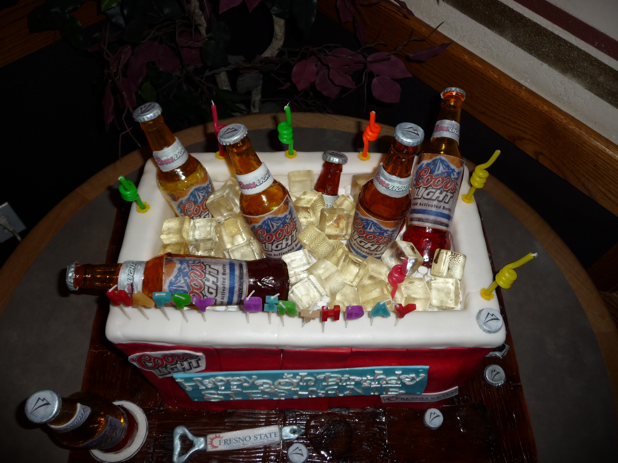 Happy Birthday Coors Light Beer Cake Happy Birthday Coors Light Beer Cake