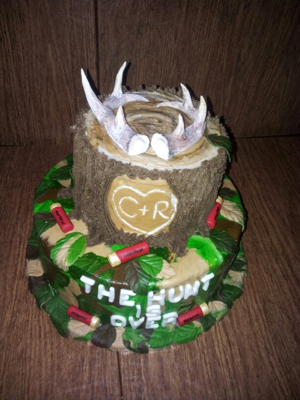 Hunting Themed Grooms Cake Hunting Themed Grooms Cake