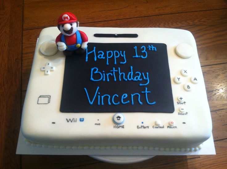 Nintendo Wii U Cake Nintendo Wii U Cake