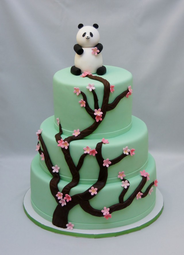 Panda Baby Shower Cake Panda Baby Shower Cake