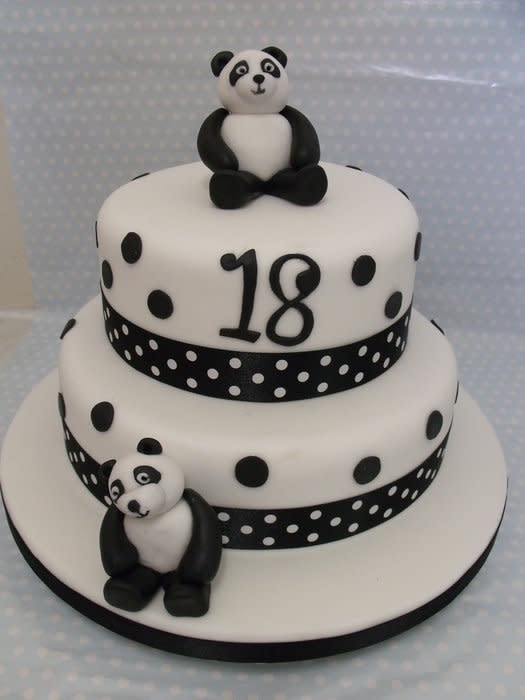 Panda Birthday Cake Panda Birthday Cake