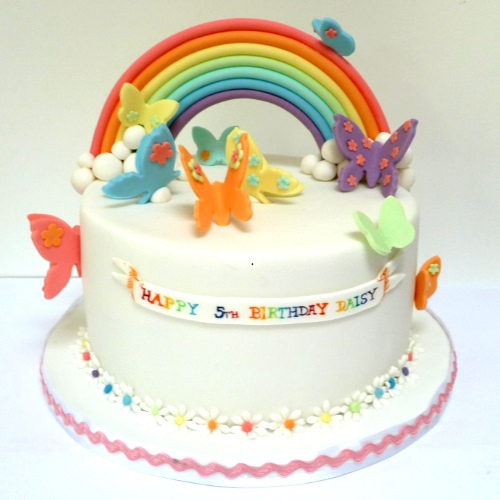 Rainbow Butterfly Cake Rainbow Butterfly Cake